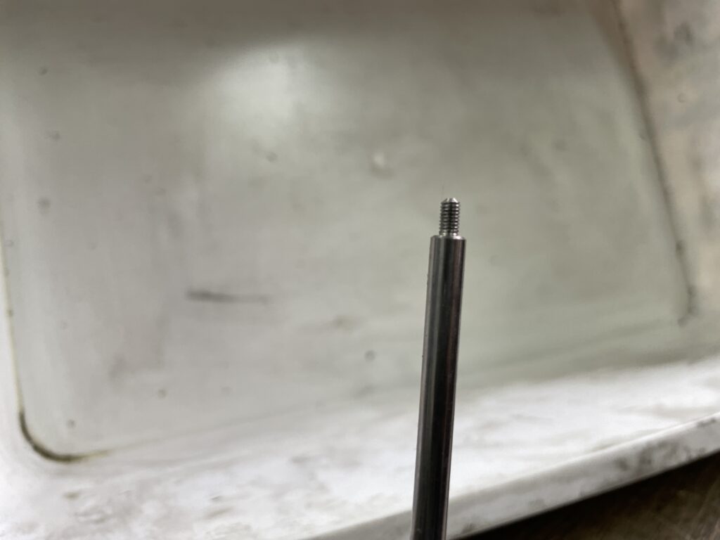 SUS304 Φ5 x 130L M3片ネジ丸棒シャフト